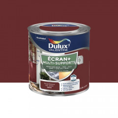 Peinture DULUX VALENTINE Ecran+ Multi-supports Rouge Basque - 0,25L