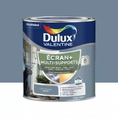 Peinture DULUX VALENTINE Ecran+ Multi-supports Ciel d'orage - 0,5L