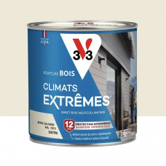 Peinture bois V33 Climats Extrêmes Beige calcaire - 0,5L