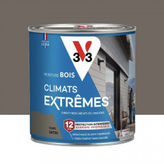 Peinture bois V33 Climats Extrêmes Taupe - 0,5L