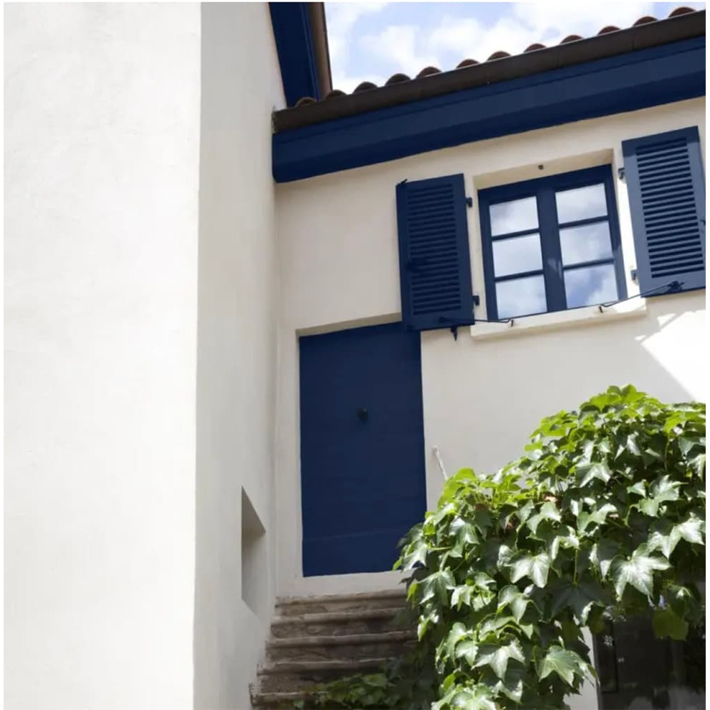 Peinture bois V33 Climats Extrêmes Bleu hoggar - ambiance