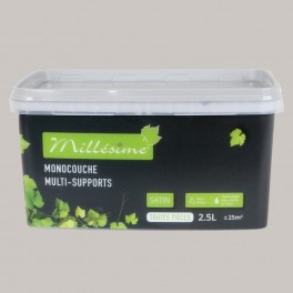 Peinture MILLESIME acrylique Lune Satin 2,5L Peinture MILLESIME acrylique Lune Satin 2,5L