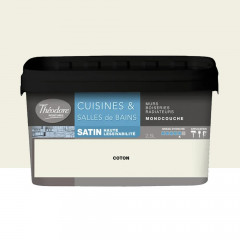 Peinture Cuisines & Salles de Bains Théodore Coton - 2,5L