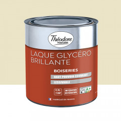 Laque Glycéro Brillante Théodore Ivoire - 0,5L