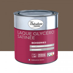 Laque Glycéro Satinée Théodore Ton Bois - 0,5L