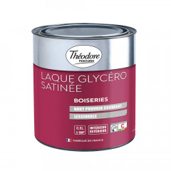 Laque Glycéro Satinée Théodore Blanc - 0,5L