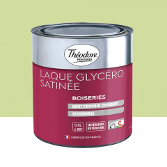 Laque Glycéro Satinée Théodore Vert pomme - 0,5L