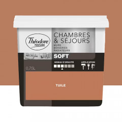 Peinture Chambres & Séjours Théodore Soft Tuile - 0,75L