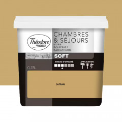 Peinture Chambres & Séjours Théodore Soft Safran - 0,75L