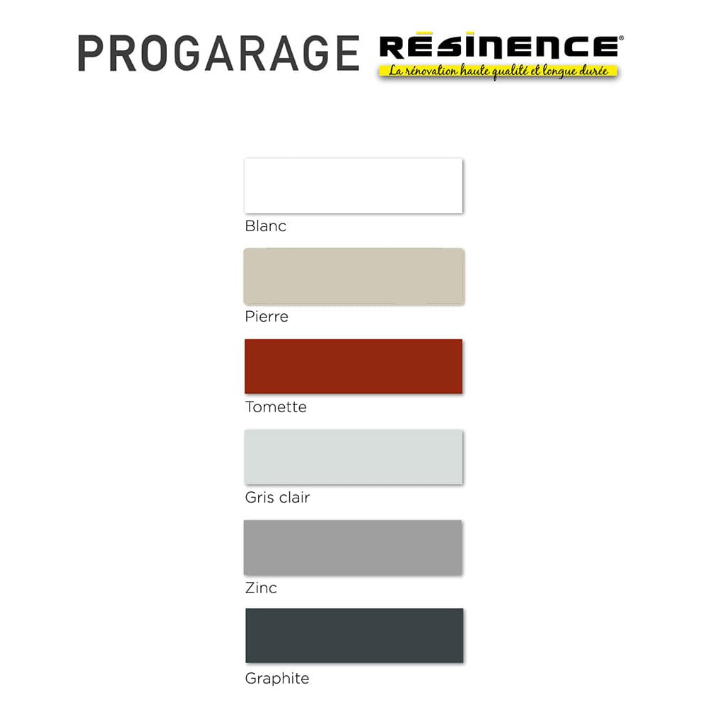 Peinture Sol RÉSINENCE ProGarage Graphite - nuancier Peinture Sol RÉSINENCE ProGarage Graphite - nuancier