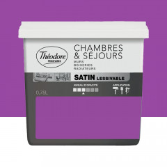 Peinture Chambres & Séjours Théodore Satin lessivable Bohemian - 0,75L