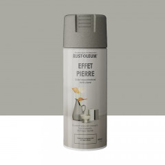 Peinture aérosol Rust-Oleum Effet Pierre Gris - 400ml