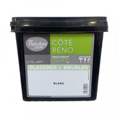 Peinture Placards & Meubles Théodore CÔTÉ RÉNO Satin Blanc - 0,75L