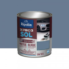 Peinture RIPOLIN Xpro3 Sol Dual Protect System Gris Bleu - 0,5L