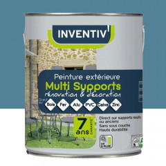 Peinture extérieure Multi-Supports INVENTIV' Satin Bleu horizon - pot