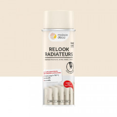 Bombe de peinture MAISON DECO Radiateurs Blanc Cassé Satin - 400ml