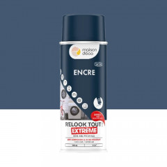 Bombe de peinture MAISON DECO Relook Tout Extrême Encre satin - 400ml