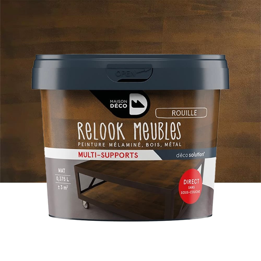 Peinture meubles Relook Meubles Effet Rouille - 0,375L Peinture meubles Relook Meubles Effet Rouille - 0,375L