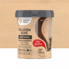 Peinture Maison Déco Relook Bois Effet Bois Pin recyclé - 0,75L