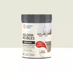 Peinture multi-supports Maison Déco Relook Meubles Les couleurs Satin Blanc bouleau - 0,2L