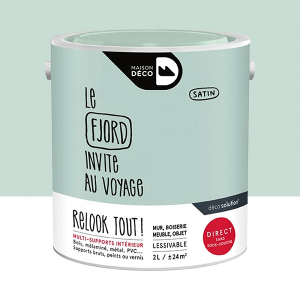 Peinture finition MAISON DECO Relook Tout Fjord - 2L