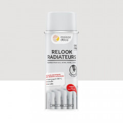 Bombe de peinture MAISON DECO Radiateurs Gris perle Satin - 400ml