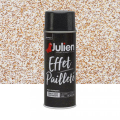 Bombe de peinture JULIEN Effet pailleté Cuivre - 400ml