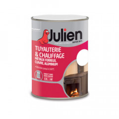 Peinture Tuyauterie & chauffage Julien Brillant Blanc - 0,25L