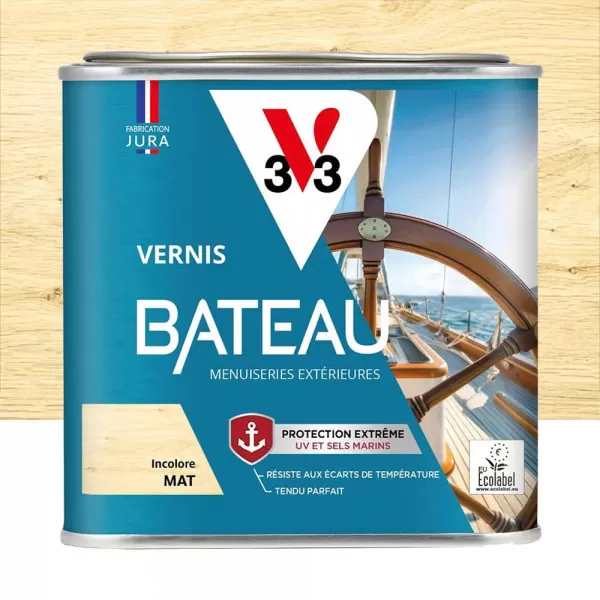 Vernis Bâteau V33 Incolore Mat - 0,5L
