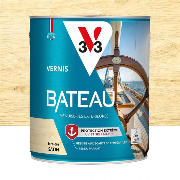 Vernis Bâteau V33 Incolore Satin - 2,5L