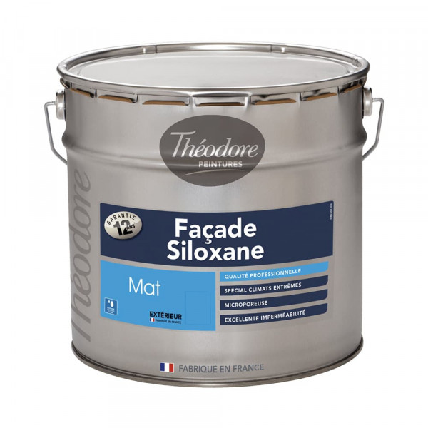 Peinture façade siloxane Théodore Blanc - 10L
