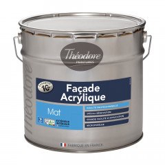 Peinture façade acrylique Théodore Blanc - 10L