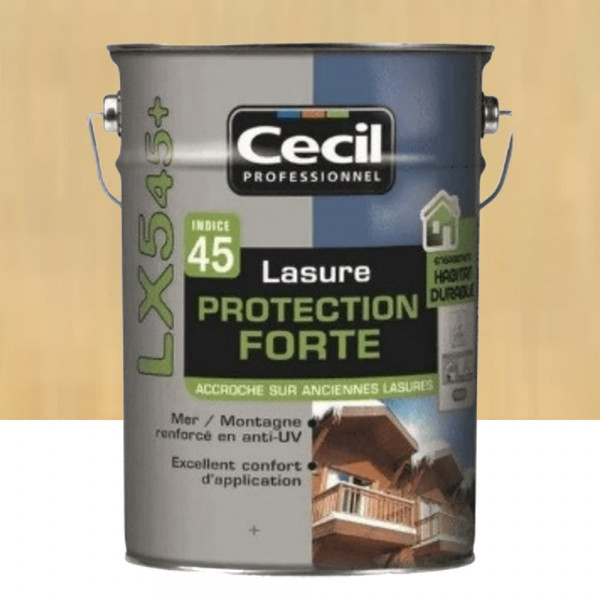 Lasure Protection Forte CECIL LX545+ Incolore - 5L