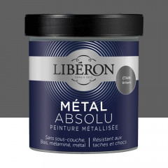 Peinture Libéron Métal Absolu Brillant Etain - 0,5L