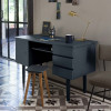 Peinture Libéron Métal Absolu Mat poudré Bleu métal - ambiance
