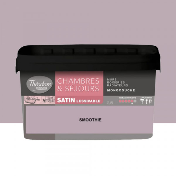 Chambres & Séjours Théodore Satin Monocouche Smoothie - 2,5L