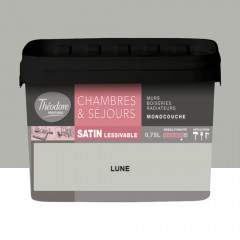 Chambres & Séjours Théodore Satin Monocouche Lune - 0,75L
