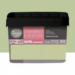 Chambres & Séjours Théodore Satin Monocouche Tilleul - 0,75L