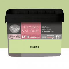 Chambres & Séjours Théodore Satin Monocouche Janeiro - 0,75L