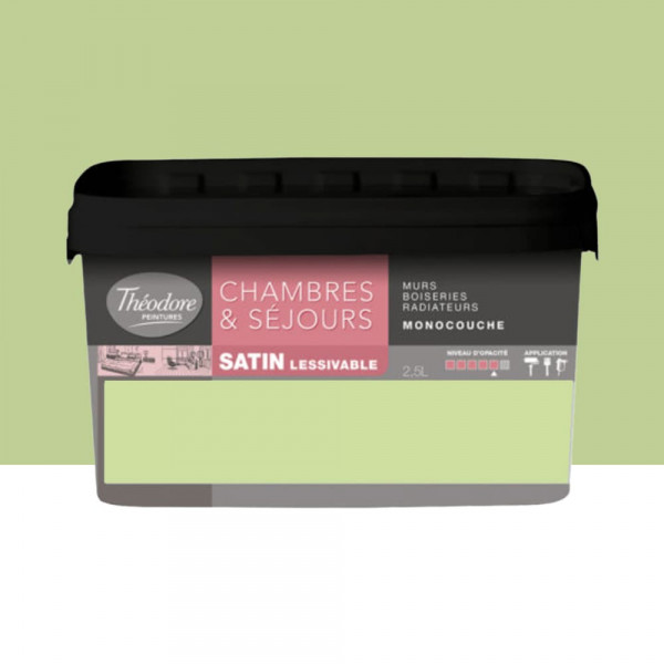Chambres & Séjours Théodore Satin Monocouche Janeiro - 2,5L
