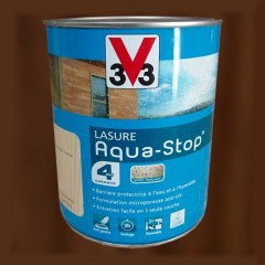 V33 Lasure Aquastop 4ans Chêne brun