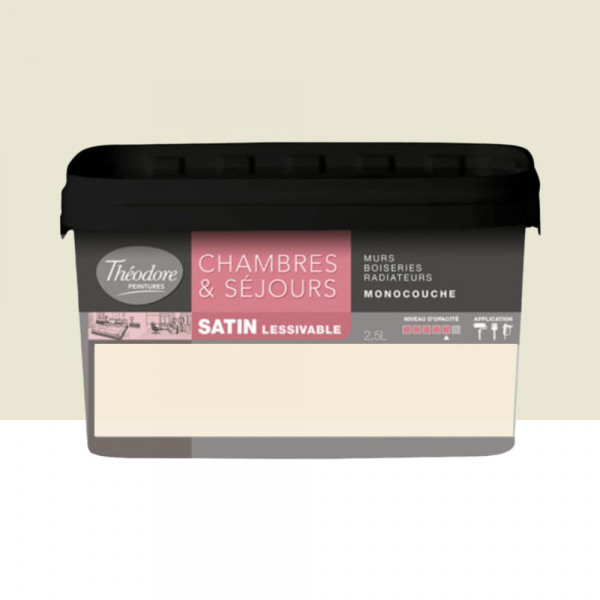 Chambres & Séjours Théodore Satin Monocouche Rivage - 2,5L
