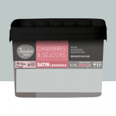 Chambres & Séjours Théodore Satin Monocouche Béton - 0,75L