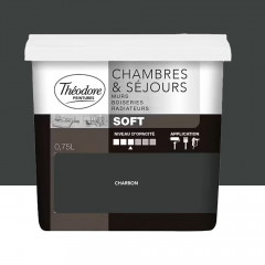 Peinture Chambres & Séjours Théodore Soft Charbon - 0,75L