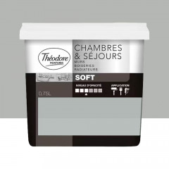 Peinture Chambres & Séjours Théodore Soft Platine - 0,75L