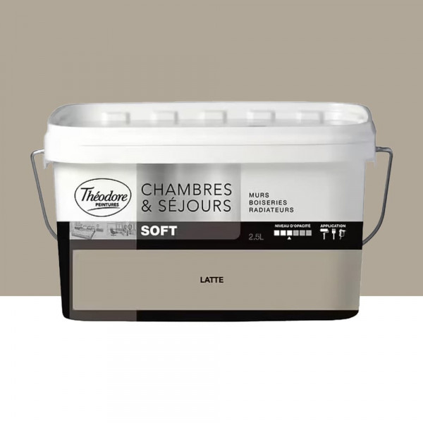 Peinture Chambres & Séjours Théodore Soft Latte - 2,5L