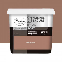 Peinture Chambres & Séjours Théodore Soft Terre de Sienne - 0,75L