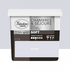 Peinture Chambres & Séjours Théodore Soft Glycine - 0,75L