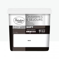 Peinture Chambres & Séjours Théodore Soft Neige - 0,75L