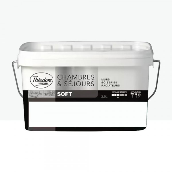Peinture Chambres & Séjours Théodore Soft Neige - 2,5L